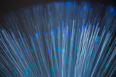 Green &amp; blue led lights Stock Photos