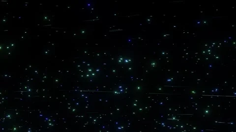 Green blue light streaks, light interference, transfer data network, stage .. Stock Footage 263412930