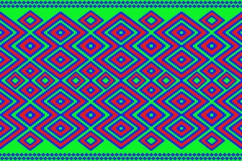 Green blue red Stock Illustration