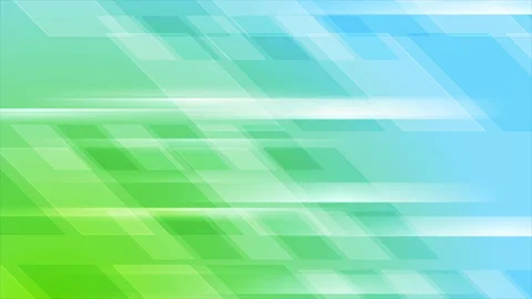 Green blue shiny geometric tech abstract motion background Stock Footage 201940993