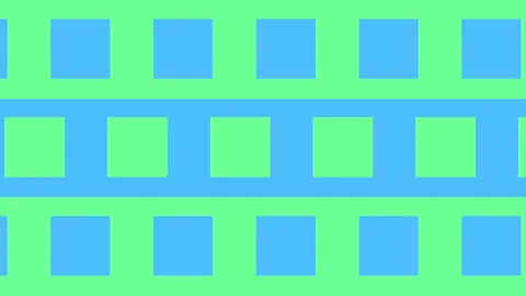 Green &amp; Blue Square bar scroll background loop Stock Footage 151099124
