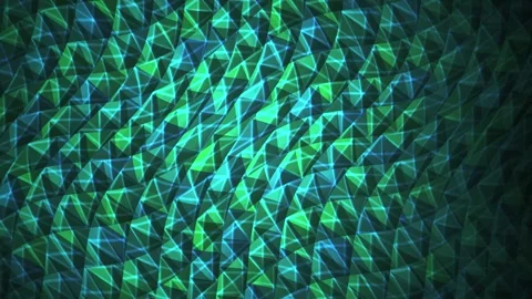 Green blue triangular mosaic background texture. Stock Footage 335961080