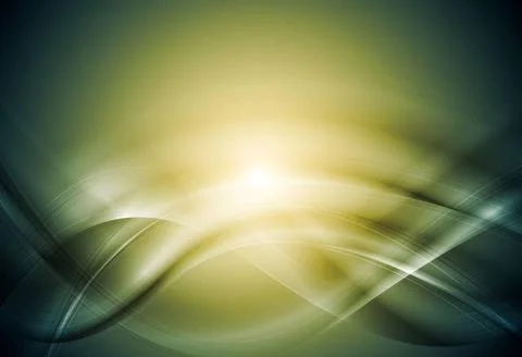 Green blurred abstract vector waves Green blurred abstract waves. Vector a... Foto stock