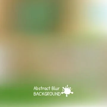 Green blurred background VECTOR Stock Illustration