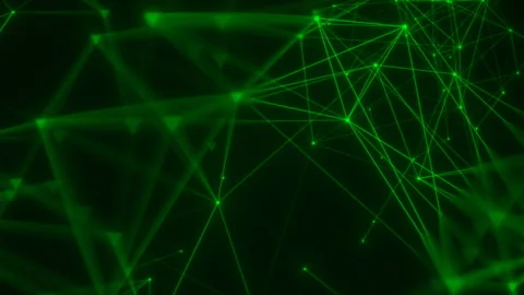 Green blurred technology evolution background with slow motion Stock Footage 177527863