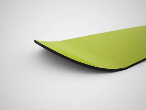 Green board concept rendered Stock Illustration