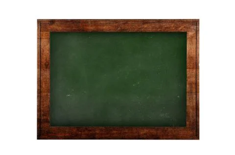 Green board in wooden frame Stock Illustration