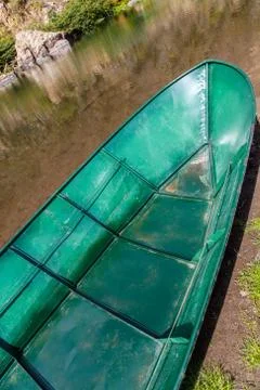 Green boat Stock Photos