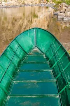 Green boat Stock Photos