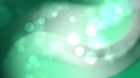 Green bokeh abstract animation with soft glowing light particles 스톡 동영상 333920851