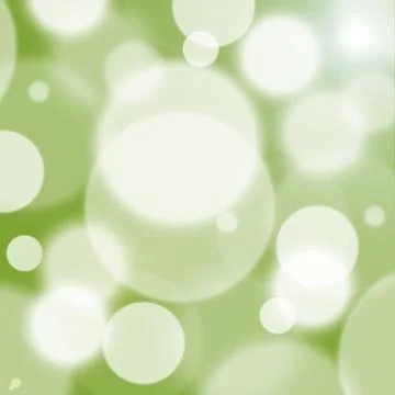 Green bokeh abstract bubble background Stock Illustration