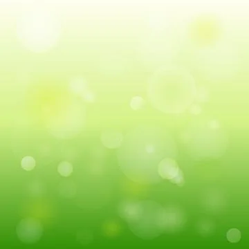 Green bokeh abstract light background. Stock Illustration