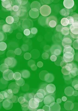 Green Bokeh Background blurred for design, postcards, posters, banners, invit Stock Illustration