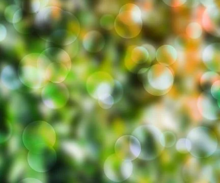 Green bokeh background Stock Illustration