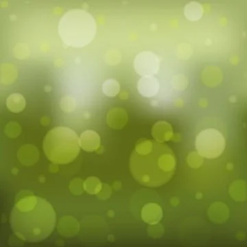 Green Bokeh Background Stock Illustration