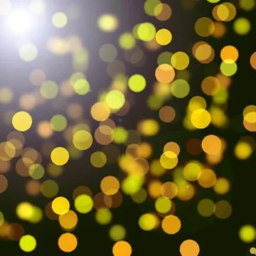 Green bokeh background Stock Illustration