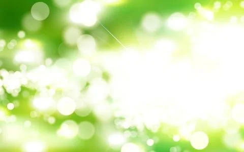 Green bokeh background Illustrazione stock