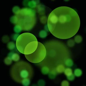 Green Bokeh background Stock Illustration