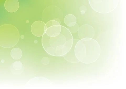 Green Bokeh Stock Illustration