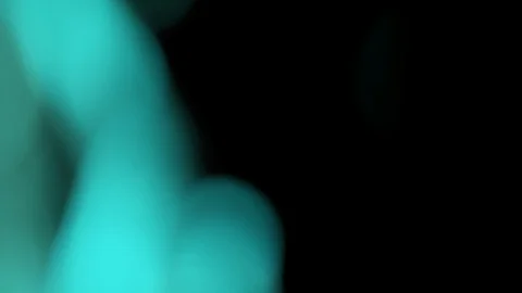 Green bokeh light effect abstract background, animation of sparkle circles Stock Footage 125637176