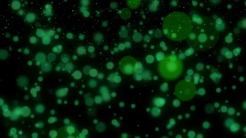 Green Bokeh Lights Abstract Background Stock Footage 340189584