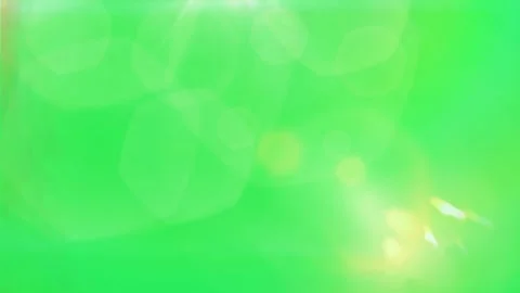 Green bokeh lights background with yellow highlights Stock-Footage 338217258