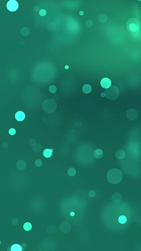 Green bokeh lights on gradient background Stock-Footage 336326162