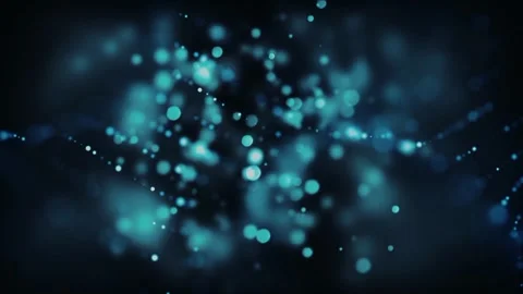 Green Bokeh Particles Animation  Video stock 240340663