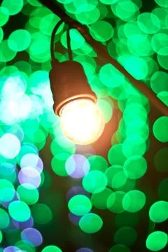 Green bokeh 스톡 사진