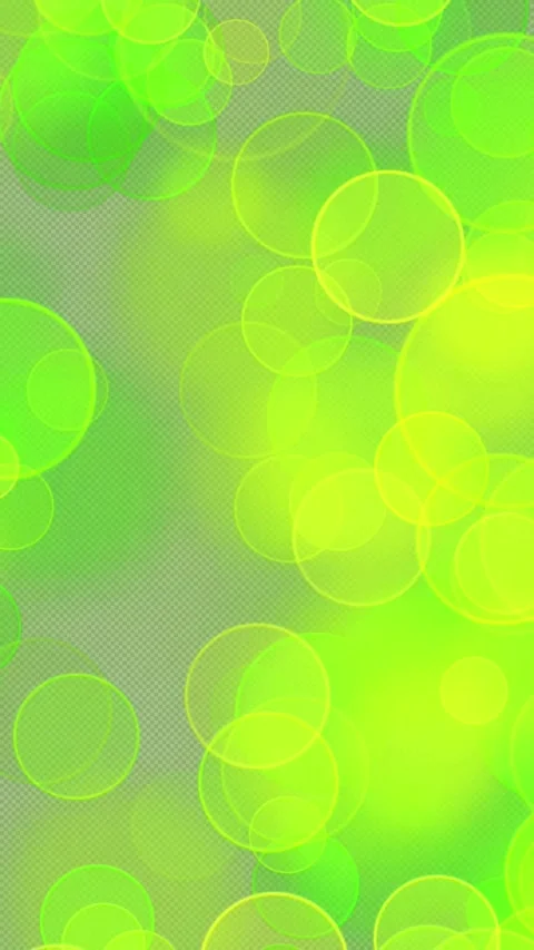 Green bokeh transition on alpha channel background Stock Footage 315875383