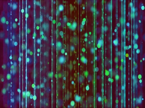 Green Bokehs with Lines Stock Footage 73618044