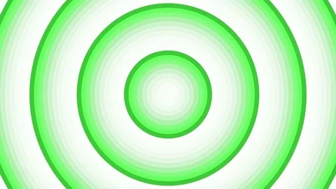 Green bold circle simple flat geometric on white background loop. Round rad.. 動画素材 228311323