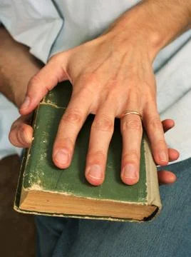 Green book Stock Photos