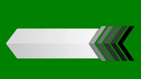 Green border black arrows arrow green screen animated chromakey illustration Stock Footage 314068228
