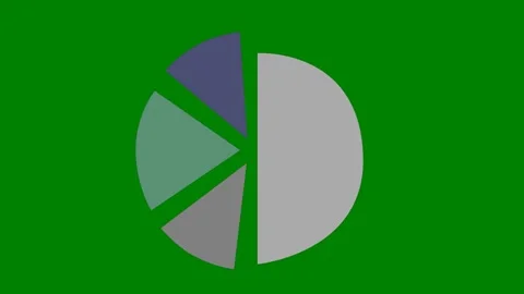 Green border black circle letter k green screen animated chromakey elements Stock Footage 314068548