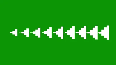Green border black line in middle screen arrow image green screen animated Video stock 314068215