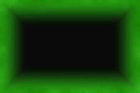 Green border vignette frame with dark central core for nature and eco brand.. Stock Photos