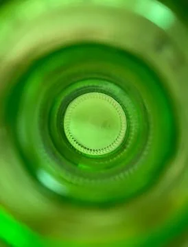 Green bottle background texture abstract bottle pattern circle design Stock Photos