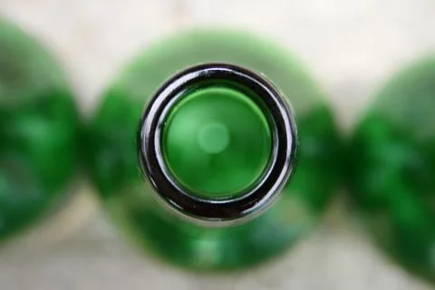 Green bottle Stock Photos