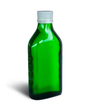 Green bottle 스톡 사진