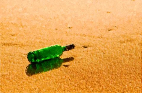 Green Bottle Stock Photos