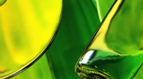 Green bottles (abstract) Stock-Footage 8574144
