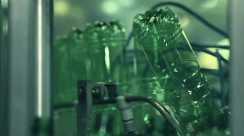 Green bottles Stock Footage 35497531