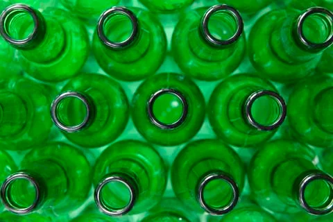 Green Bottles Stock Photos