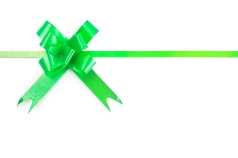 Green bow Stock Photos