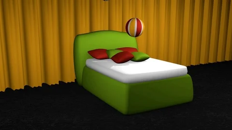 Green box spring Stock Footage 79084409