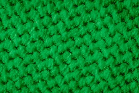 Green braided material with an interesting pattern Stock Photos