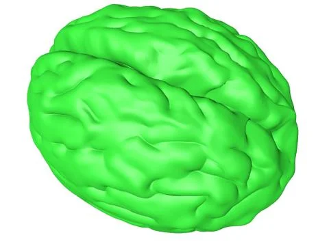 Green brain Stock-Illustration