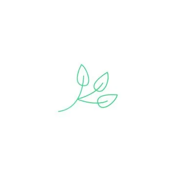 Green branch Stock Illustration