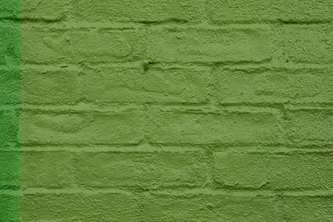 Green Brick Abstract Texture Background Stock Photos